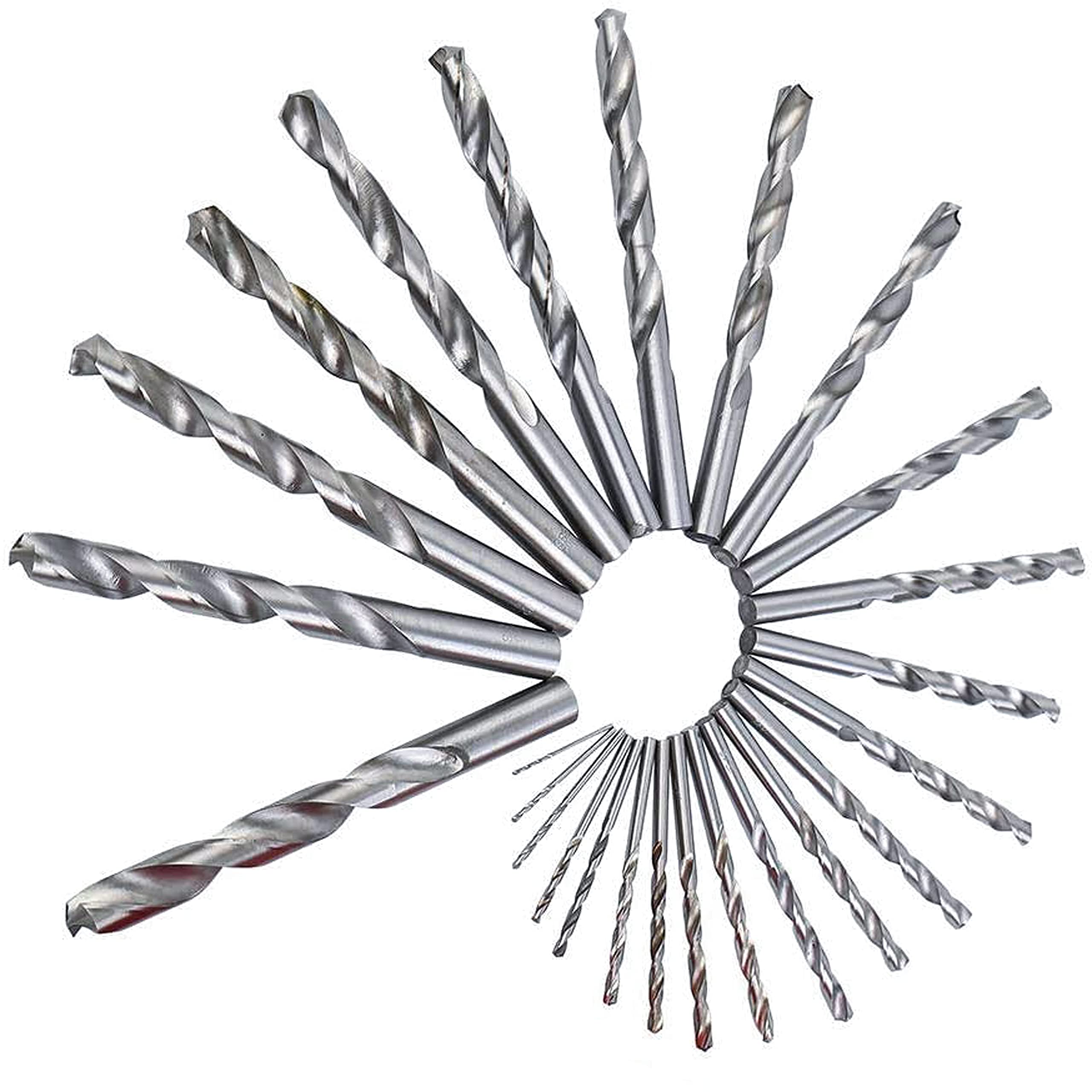 Kit Brocas Aço Rapido HSS 15 Peças