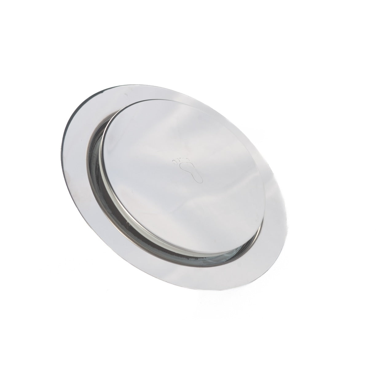RALO CLICK  DELICATESSE REDONDO EM INOX 9,5cm PRATA