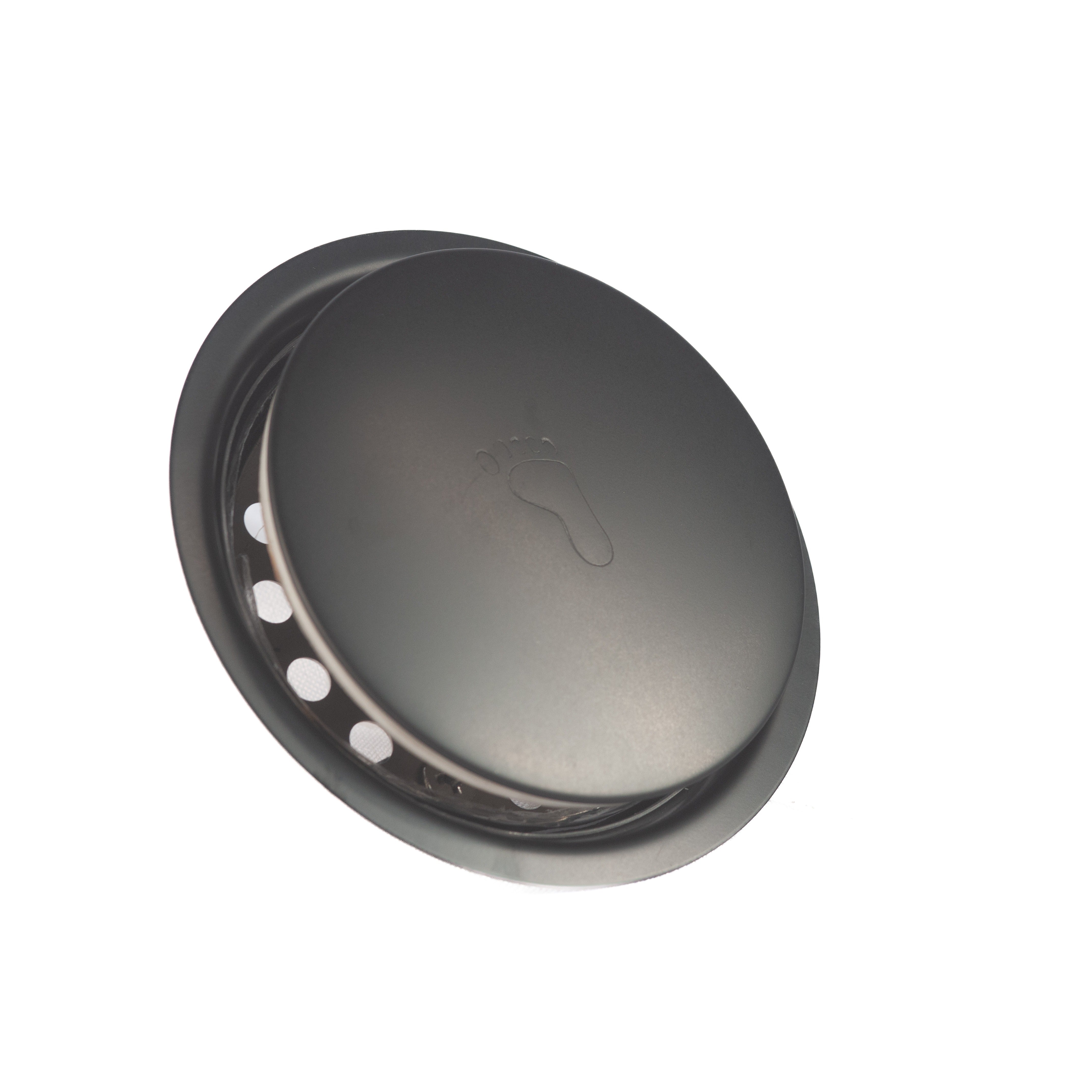 RALO CLICK DELICATESSE REDONDO EM INOX 15cm PRETO