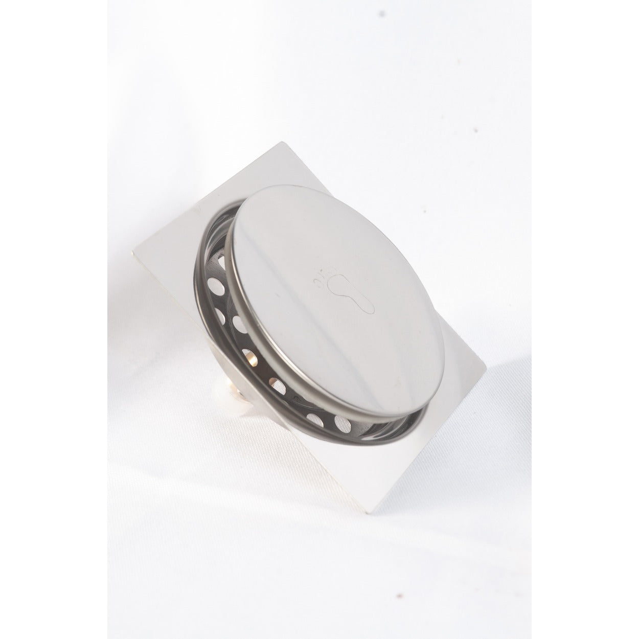 RALO CLICK DELICATESSE QUADRADO EM INOX 9,5cm PRATA