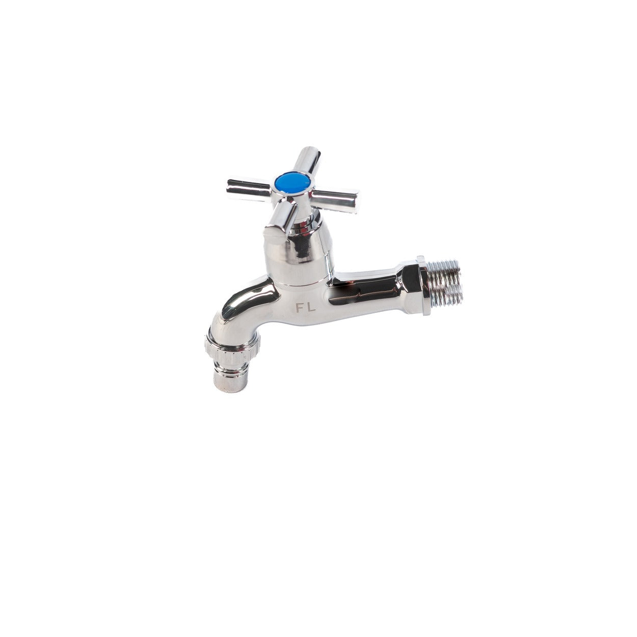 TORNEIRA ABS CROMADA DE 1/2" CRUZETA PARA JARDIM